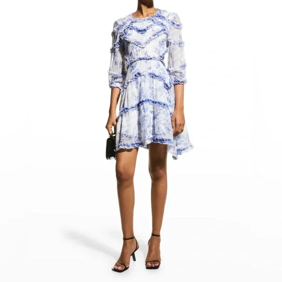 Lace The Label | Dresses | Lace The Label Long Sleeve Open Back Ruffle  Details Dress | Poshmark
